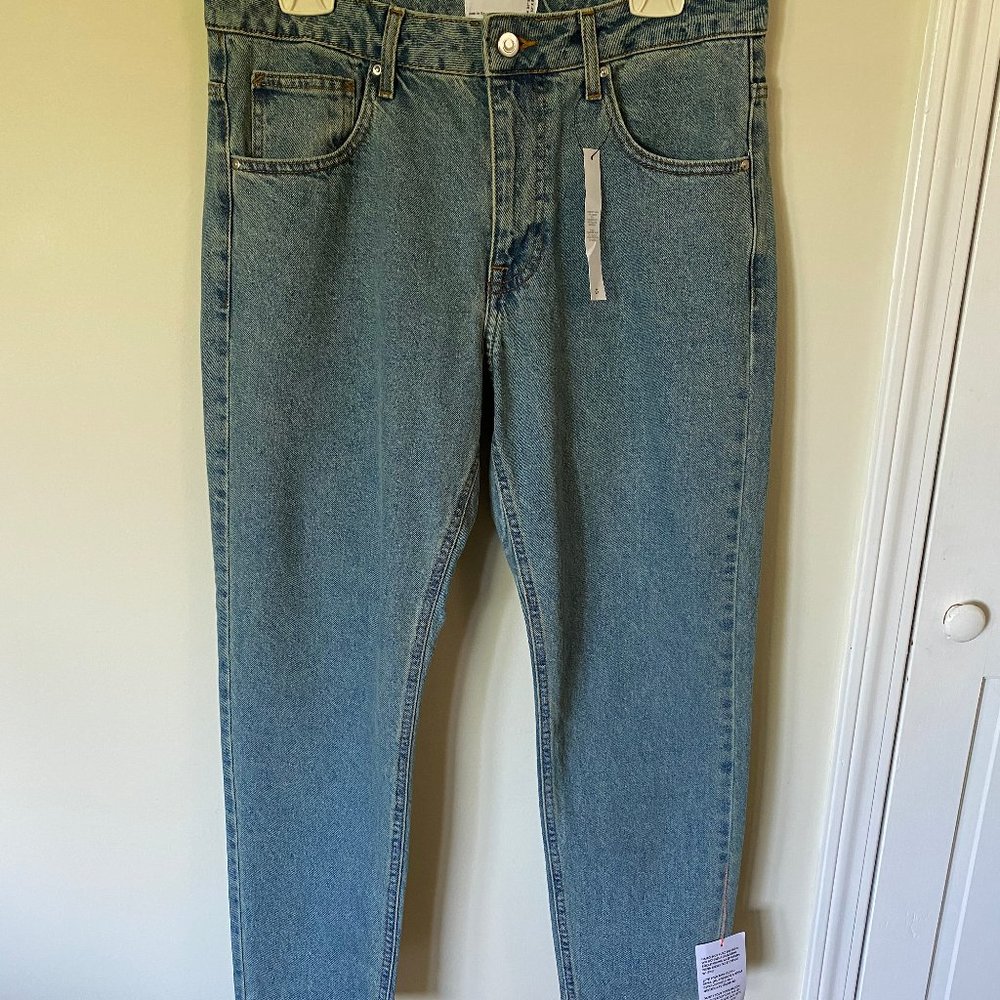 Tinted Light Wash Blue Jeans 32W 28L
